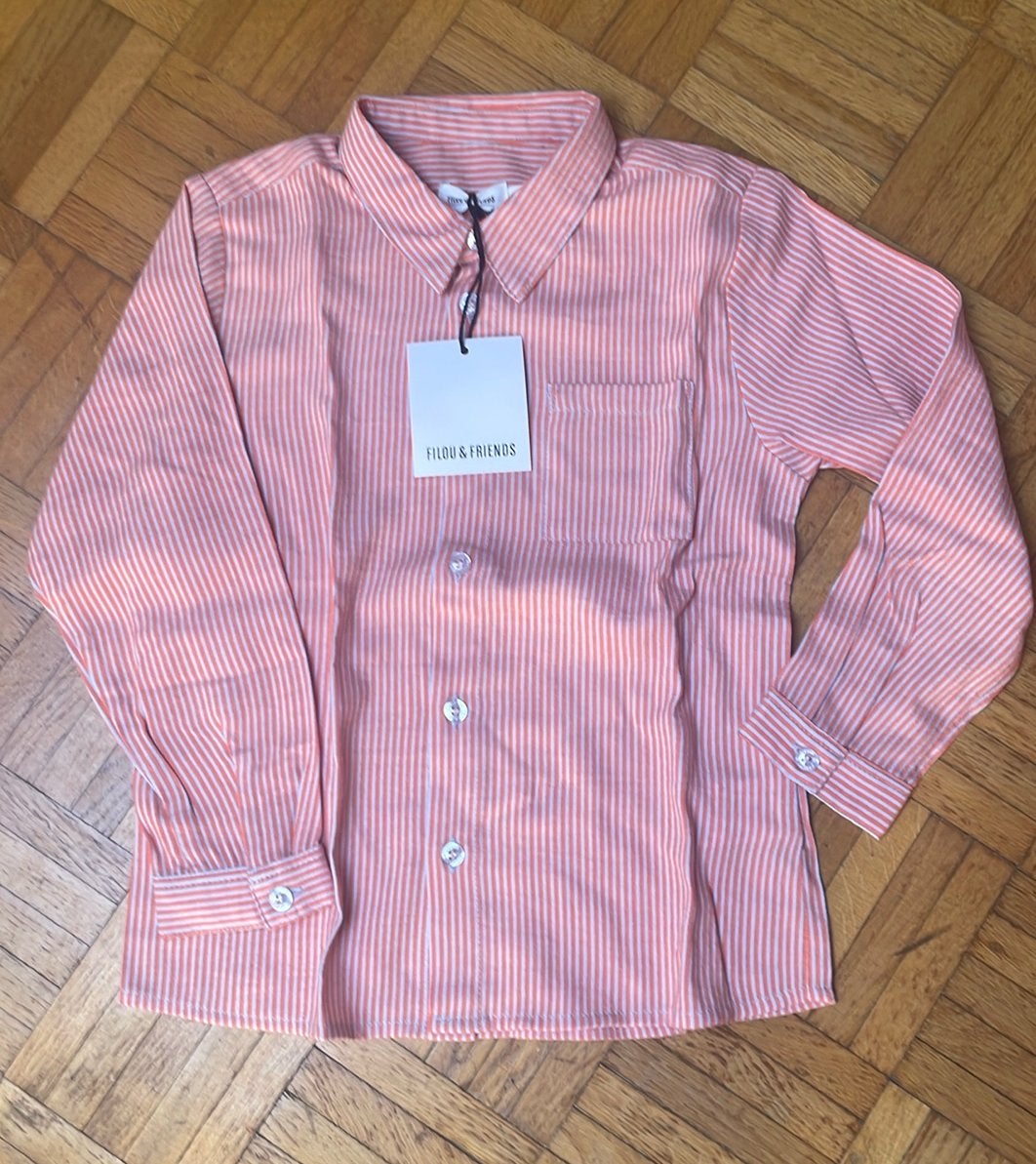 Filou & Friends - hemd 6 jaar, Kinderen en Baby's, Kinderkleding | Maat 116, Ophalen, Overhemd of Blouse, Nieuw, Jongen