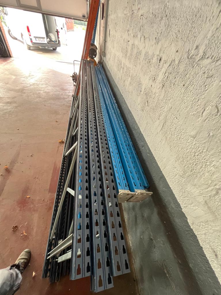 Pallet rekken, Doe-het-zelf en Bouw, Metalen, Ophalen, Zo goed als nieuw