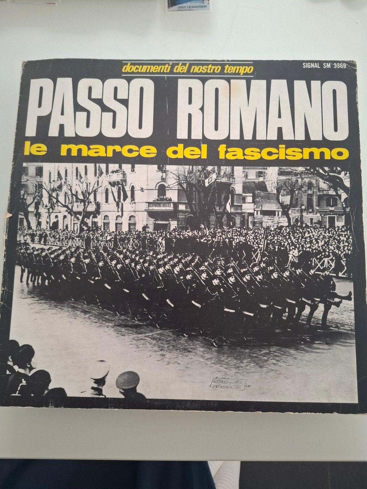 sur le Marcel del fasismo, Enlèvement ou Envoi