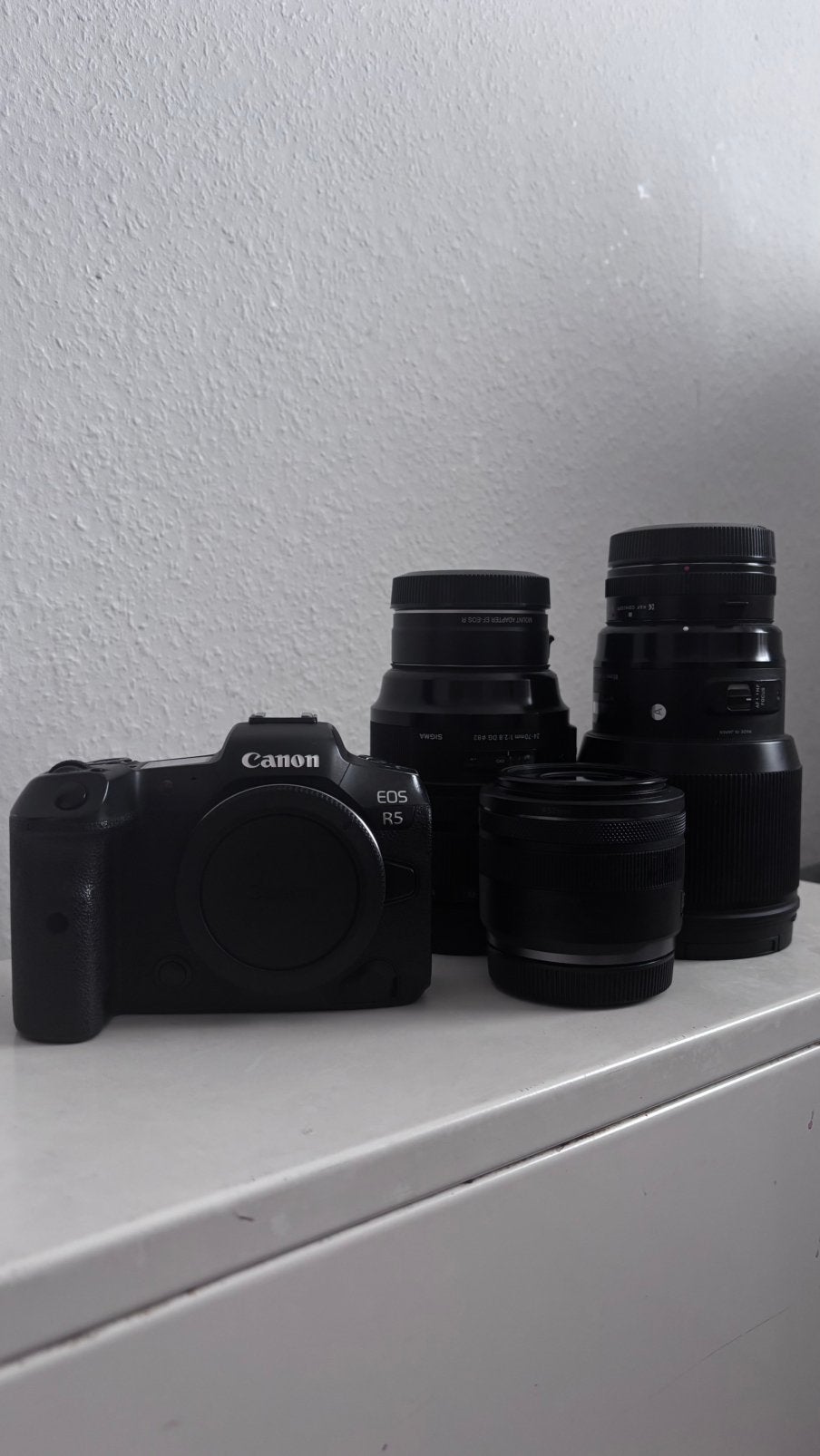 Canon R5 set, Audio, Tv en Foto, Foto | Lenzen en Objectieven, Zo goed als nieuw, Canon, Ophalen of Verzenden