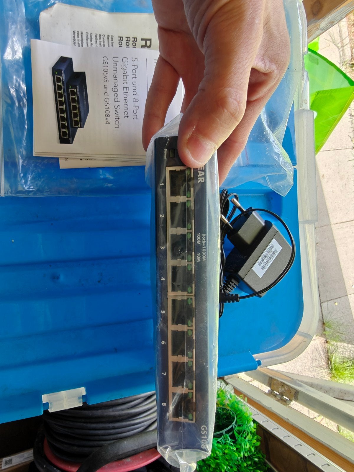 Netgear 8port switch, Enlèvement ou Envoi, Neuf