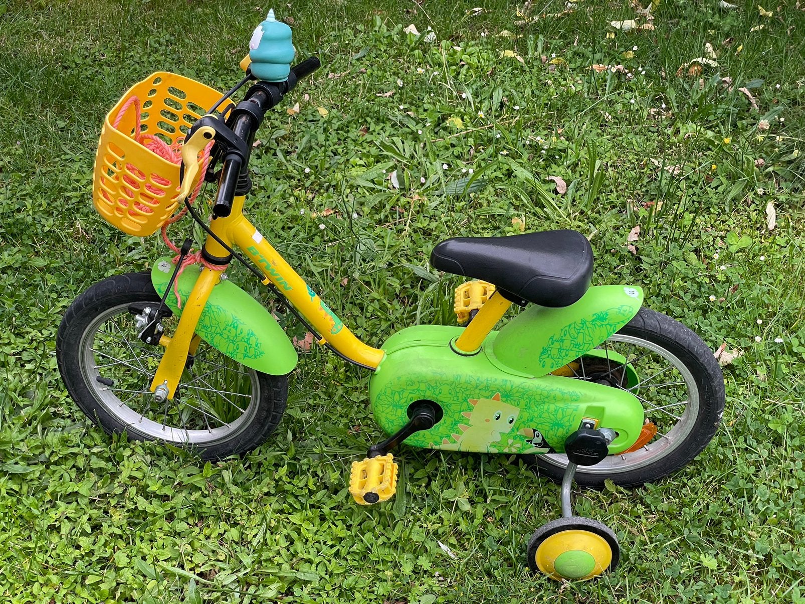Fietsje 14inch decathlon, Ophalen