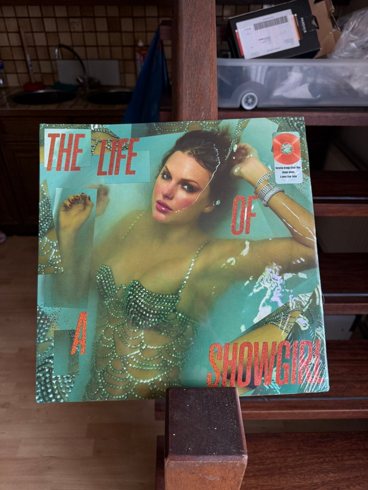 Taylor Swift - The Life of a Showgirl - Portofino Orange Gli, Ophalen of Verzenden, Zo goed als nieuw, LP