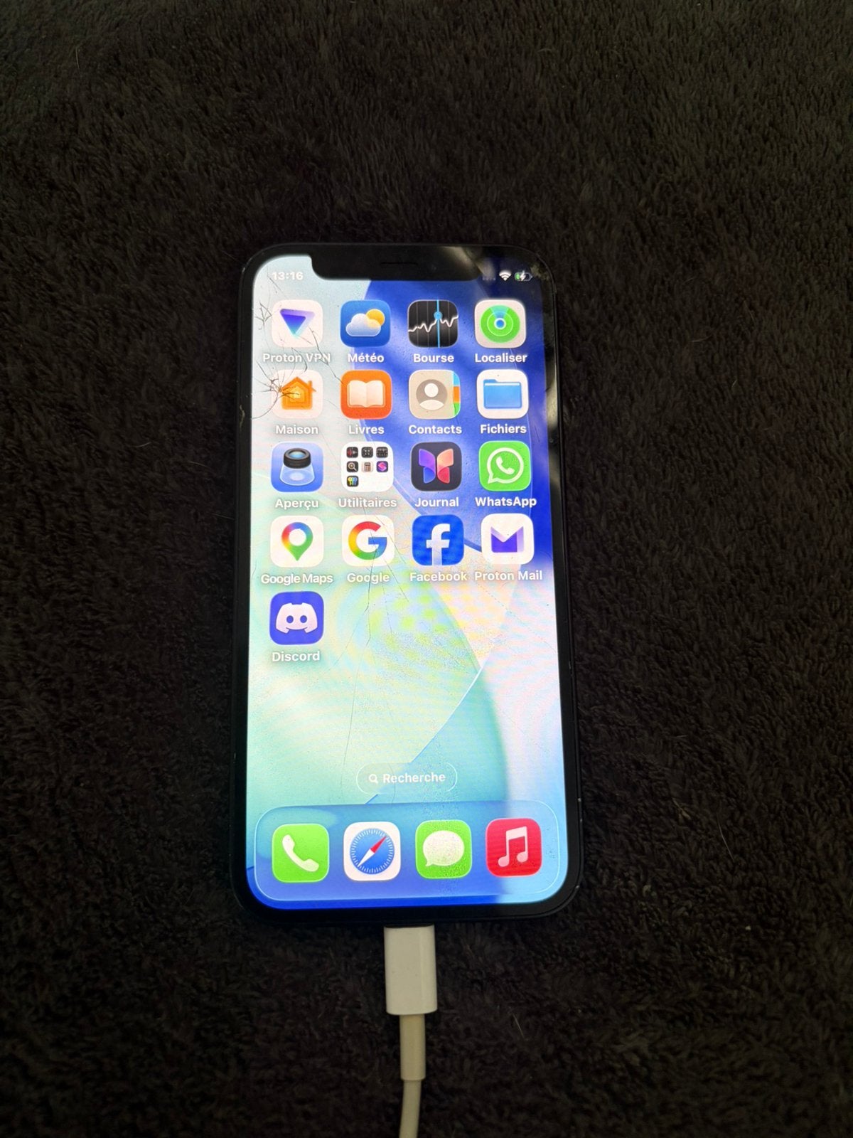 iPhone 12 mini 128 Go Noir – Fonctionnel, Télécoms, Téléphonie mobile | Apple iPhone, Enlèvement, Comme neuf, Noir, IPhone 12 Mini