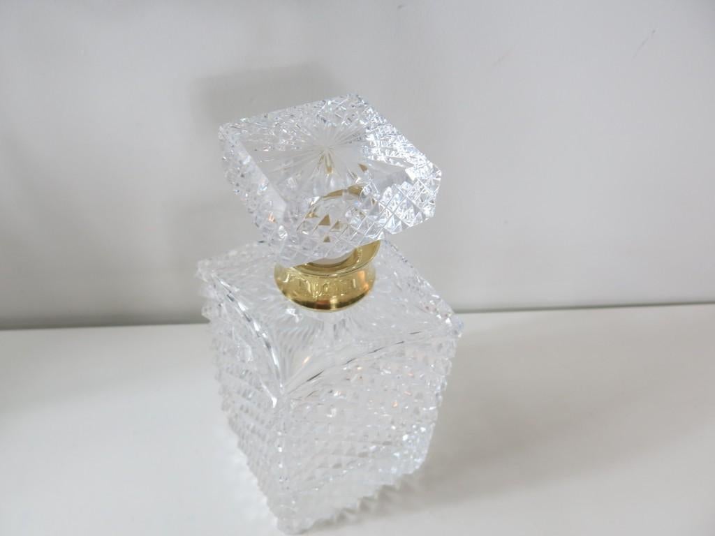Antieke Kristallen Whiskey karaf zilveren A925 hals, Antiek en Kunst, Ophalen of Verzenden