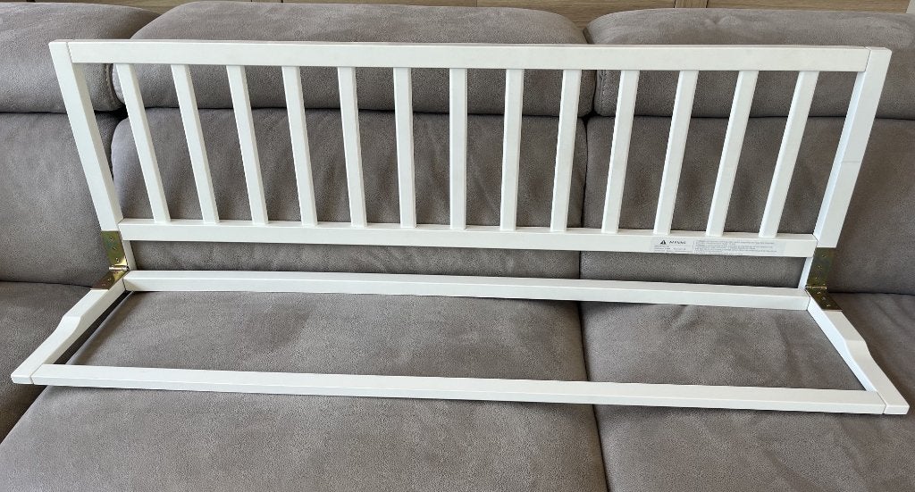 Wit houten bedhekje voor kinderen, Ophalen, Gebruikt, Minder dan 140 cm, Matras