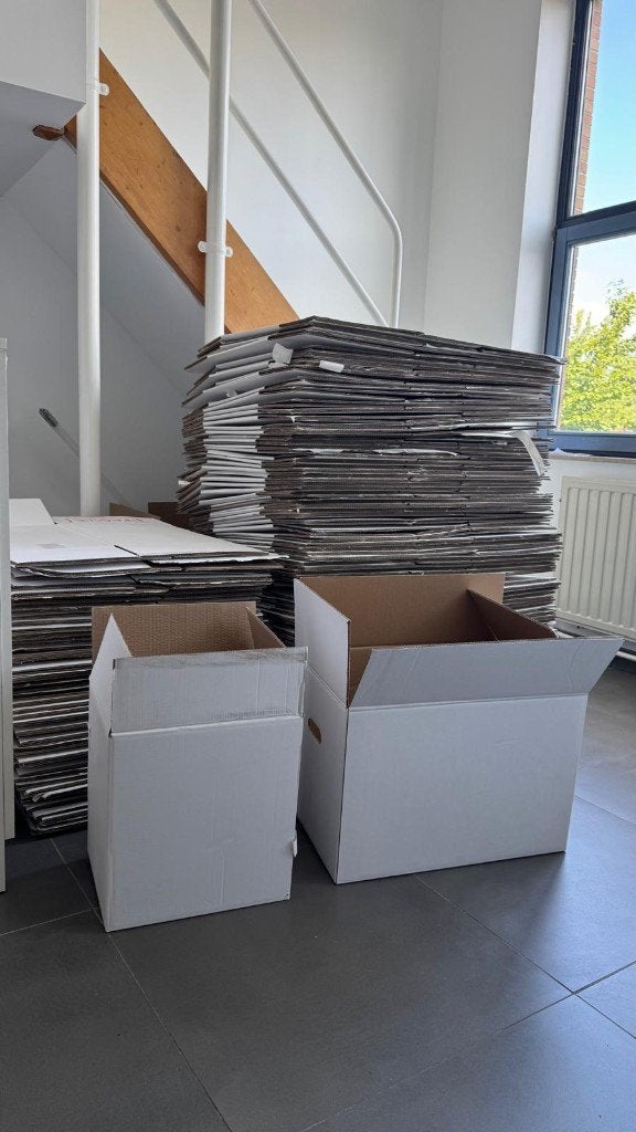 Lot de 134 cartons de déménagement costauds en très bon état, Divers, Enlèvement