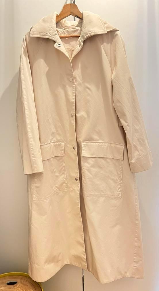 Zomer lichtbeige jas met kap van Cos ,maat-40, Enlèvement ou Envoi, Comme neuf, Taille 38/40 (M), Beige