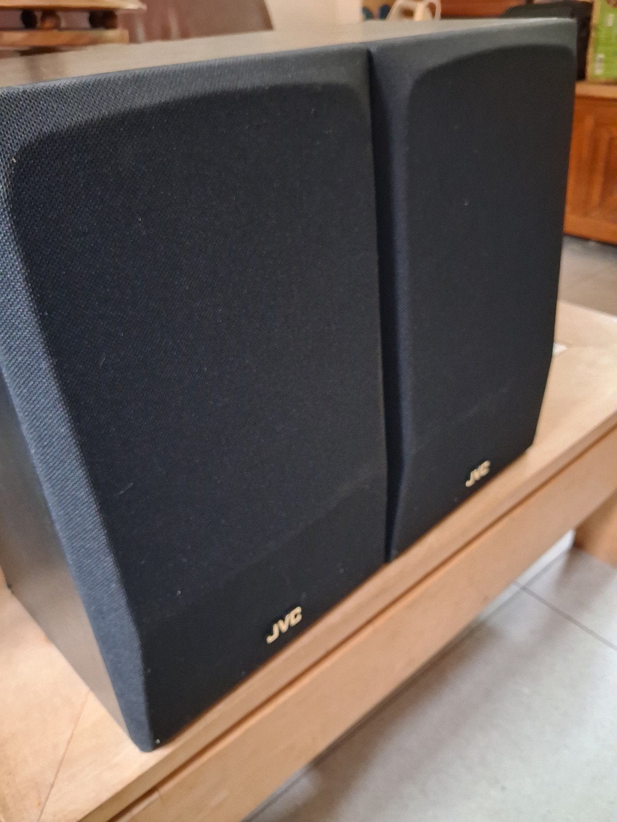 Haut-parleurs JVC SP-E68BK max. 80 watts, TV, Hi-fi & Vidéo, Enceintes, Enlèvement ou Envoi, JVC