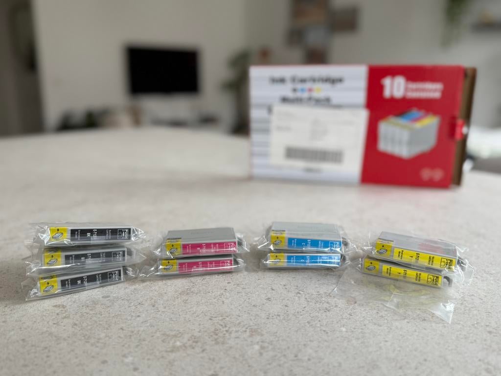 9 compatibele Epson inktcartridges T1291 T1292 T1293 T1294, Ophalen, Nieuw, Cartridge