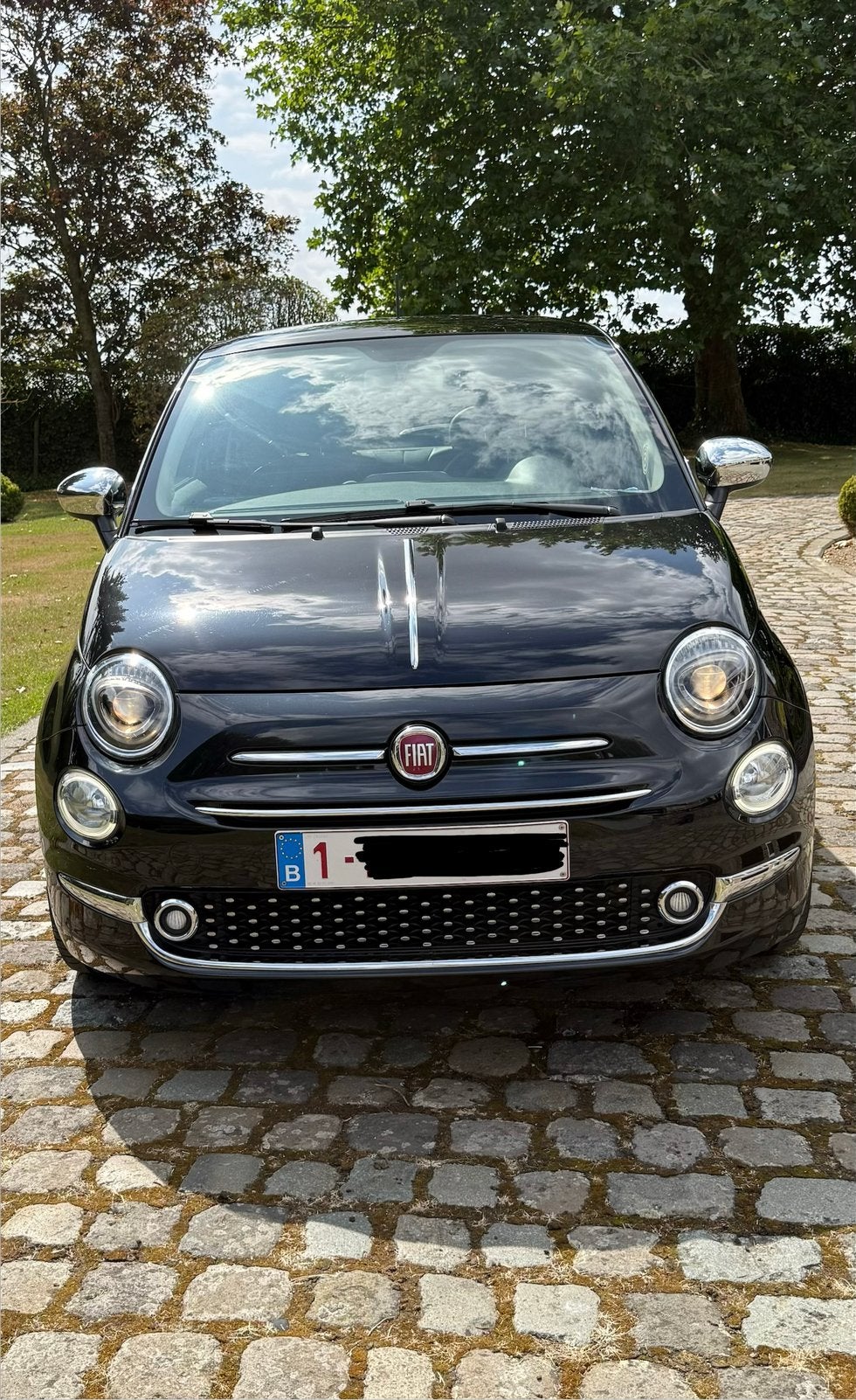 Fiat 500 1.2 Benzine Automaat  | 67.920 km | €8.490, Auto's, Fiat, Automaat, Leder en Stof, Zwart, Particulier