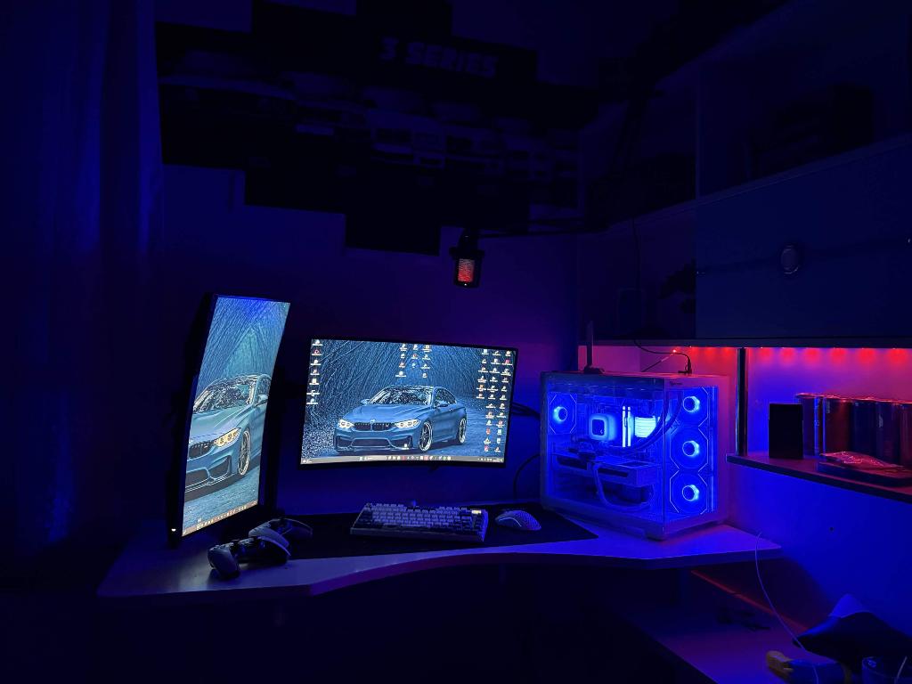 gaming setup, Computers en Software, Desktop Pc's, 5 TB, 32 GB, ASUS, Zo goed als nieuw