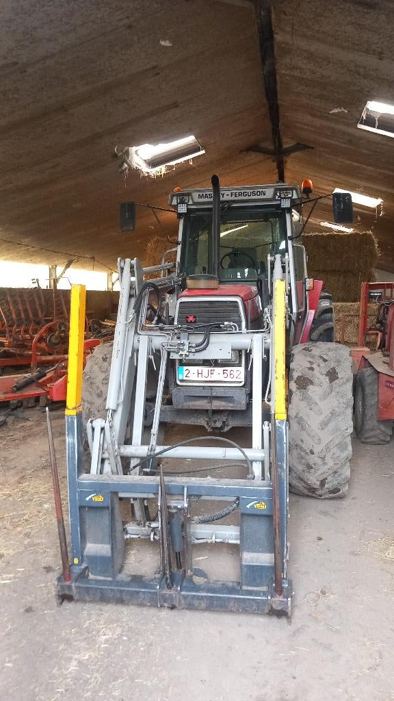 Massey ferguson dynashift 3120 met frontlader, Zakelijke goederen, Landbouw | Tractoren, Gebruikt, 120 tot 160 Pk, Ophalen of Verzenden