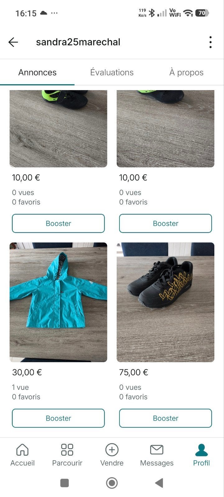 vêtements et chaussures de sport, Kinderen en Baby's, Kinderkleding | Overige, Ophalen of Verzenden