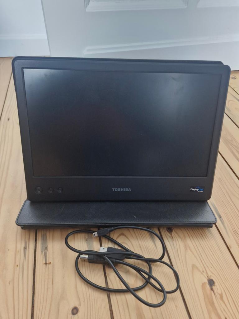 Moniteur portable USB Toshiba, Informatique & Logiciels, Moniteurs, Enlèvement