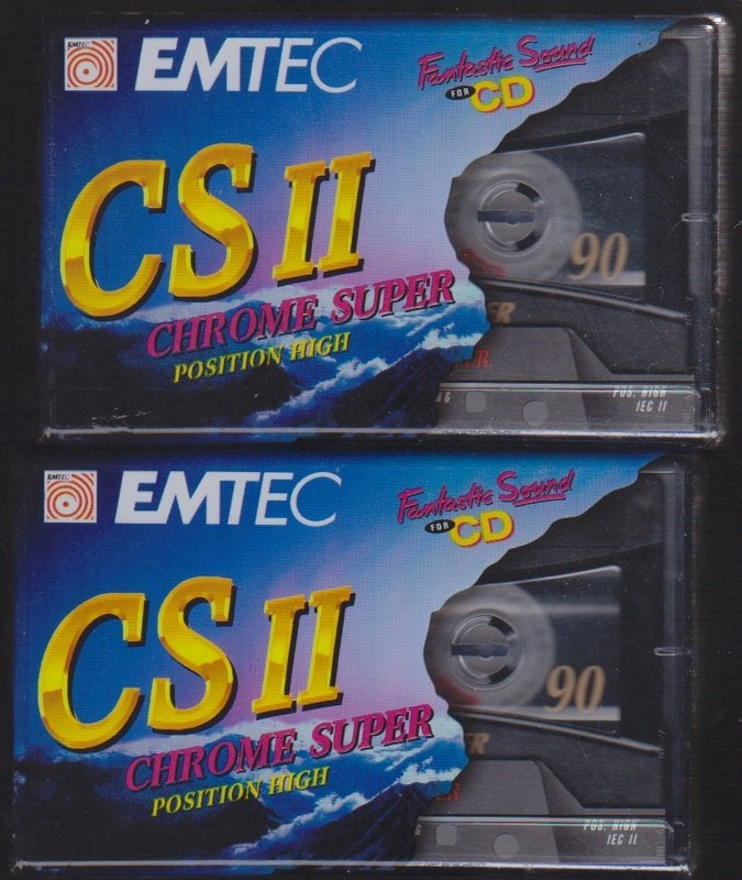 CASSETTES 2X EMTEC CS II 90, Ophalen, Nieuw in verpakking