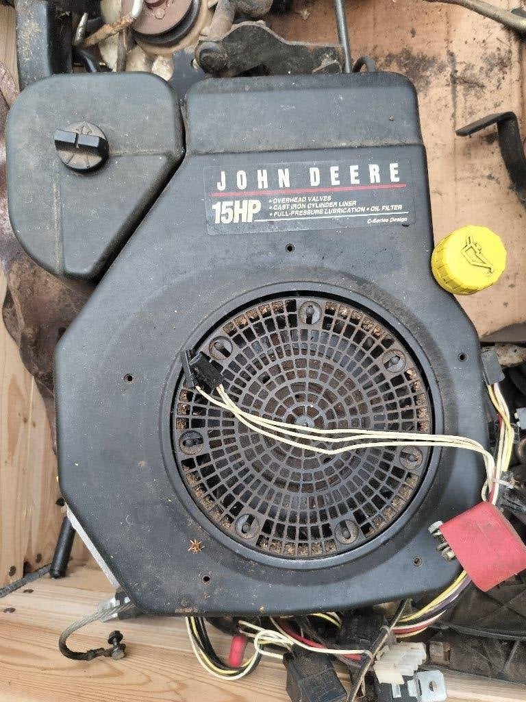 Lot John Deere Onderdelen LT166 – 15 PK Motor, Uitlaat, etc., Ophalen, Gebruikt, John deere