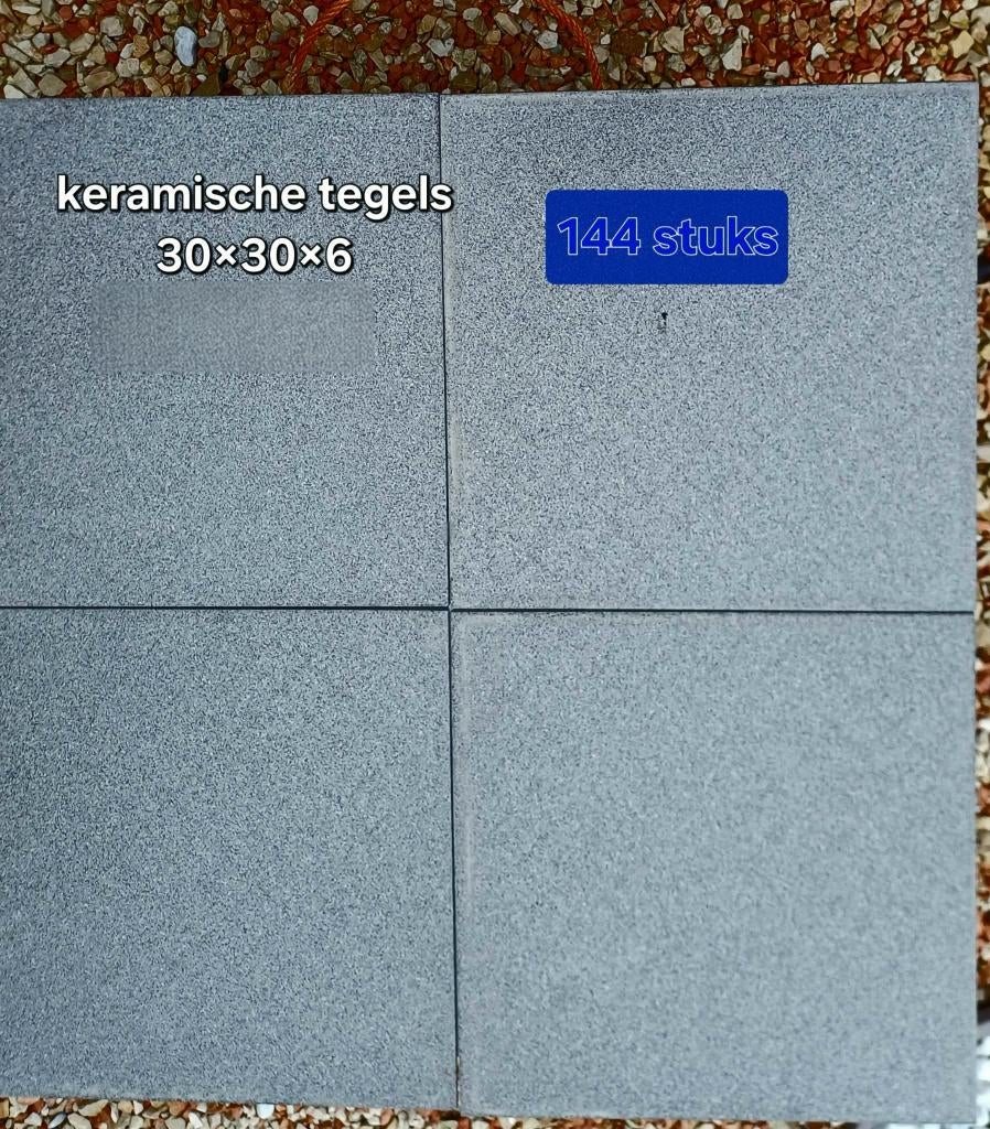 Tegels, Doe-het-zelf en Bouw, Tegels, Ophalen, Keramiek, Nieuw, 20 tot 40 cm