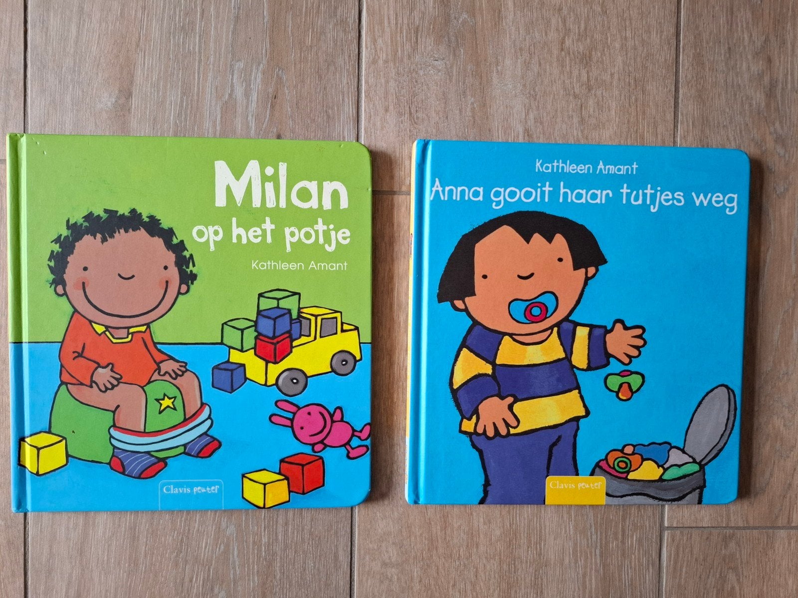 Peuterboeken Kathleen Amant (Milan potje & Anna tutjes), Ophalen of Verzenden, Zo goed als nieuw, Kathleen Amant