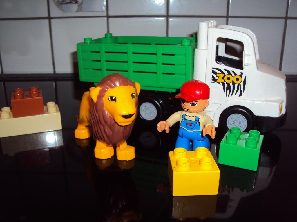 LEGO DUPLO Dierentuin Vrachtwagen - 6172*VOLLEDIG*, Ophalen of Verzenden, Complete set, Duplo