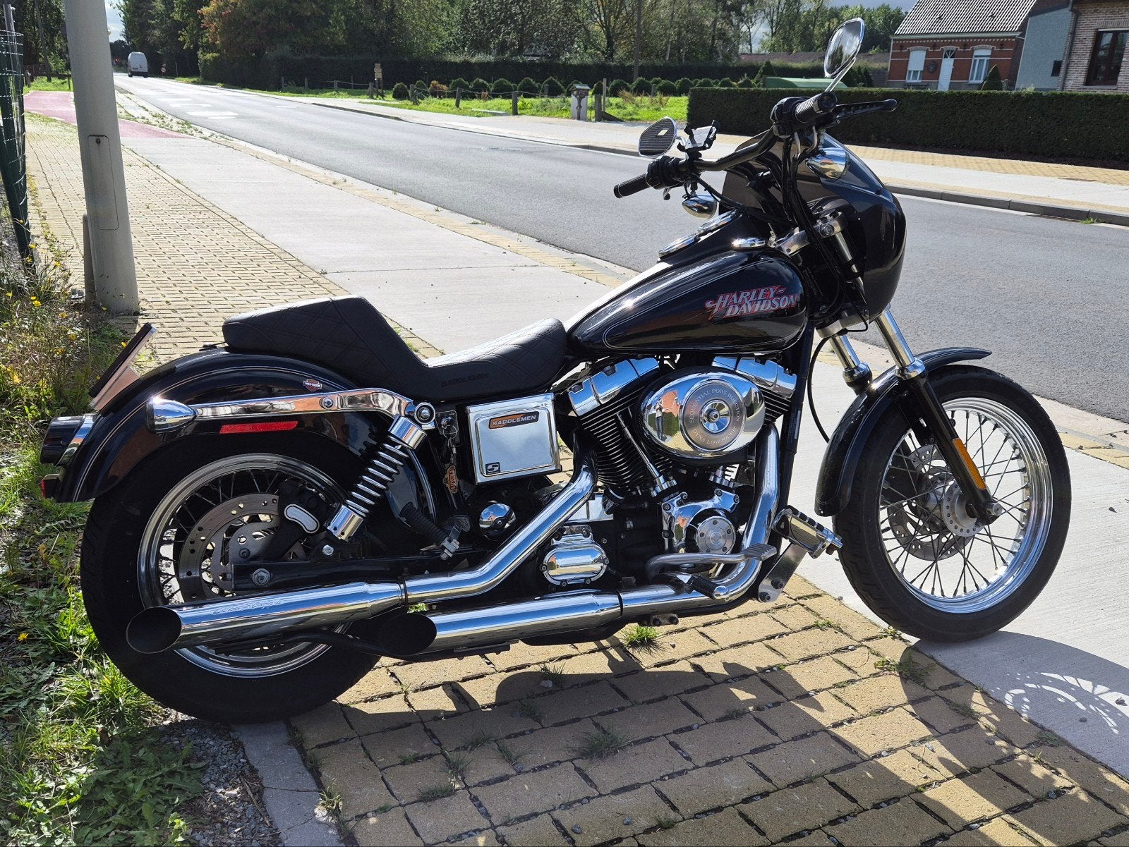 GEZOCHT! 2-1 uitlaat harley davidson dyna FXDLI, Ophalen