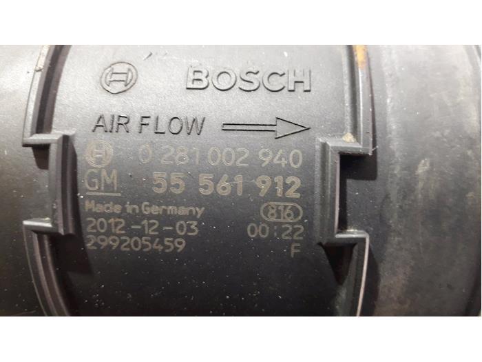 Luchtmassameter van een Opel Astra, Gebruikt, -, -, Opel