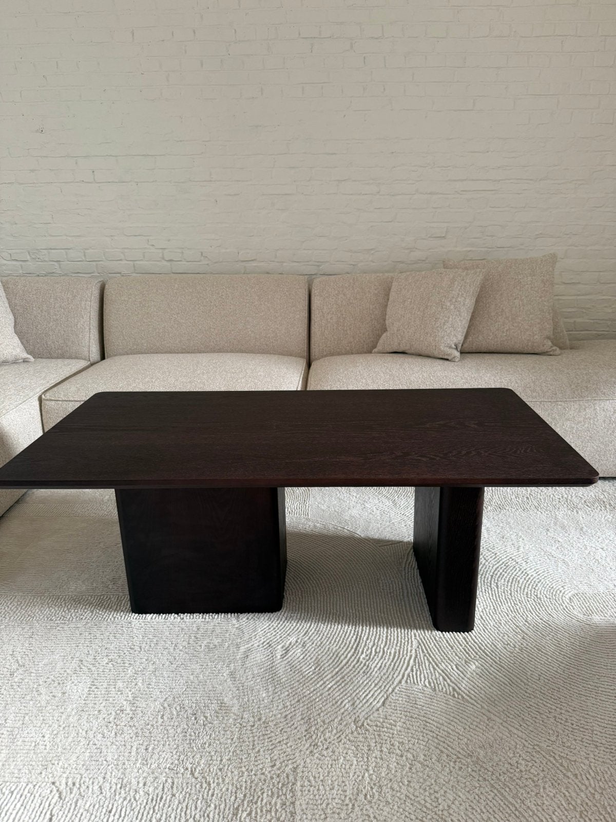 Table basse noyer 120x60cm, Enlèvement, Comme neuf