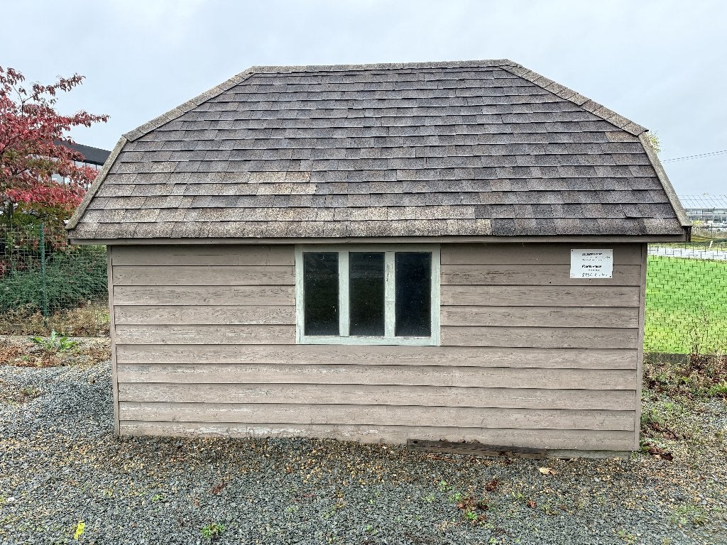 Tuinhuis Gardival Box met schuifdeur 3.00/2.50, Jardin & Terrasse, Enlèvement, Utilisé, Bois, Abri de jardin