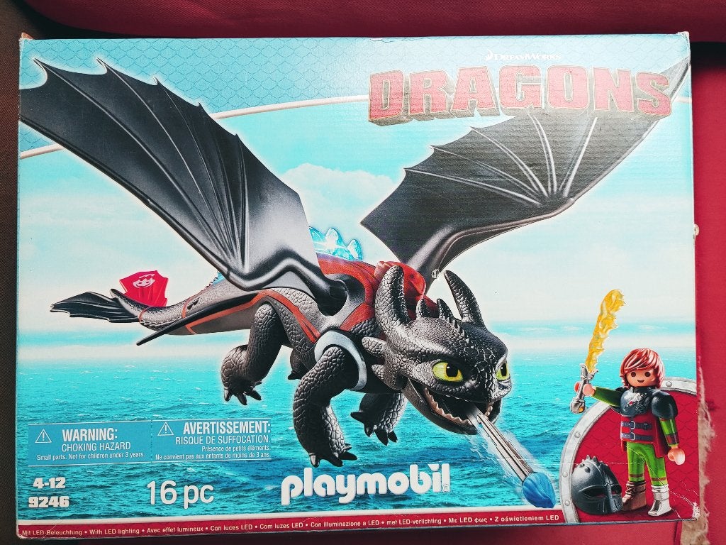 Playmobil 9246: Draken, Harold en Krokmou, Ophalen, Gebruikt, Complete set, Dragons