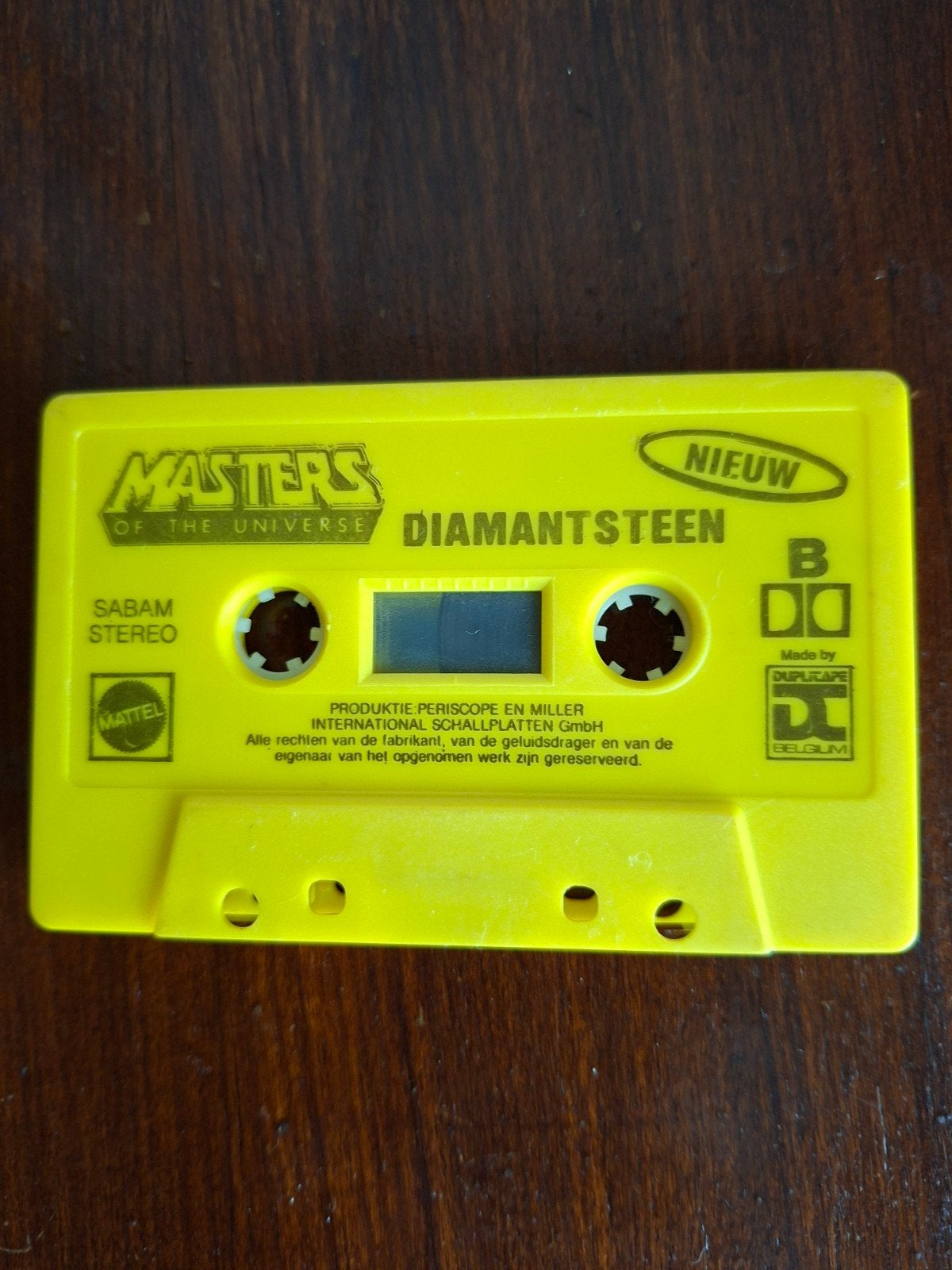 Het  bliksemkanon/Diamantsteen Cassette 1986, Enlèvement