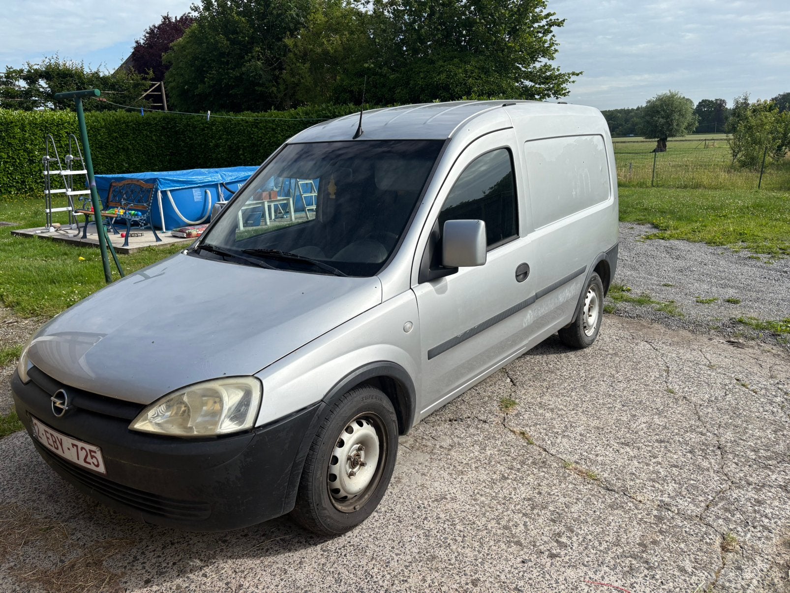 Opel combo c 1.3 cdti, Argent ou Gris, Attache-remorque, 2 places, Diesel