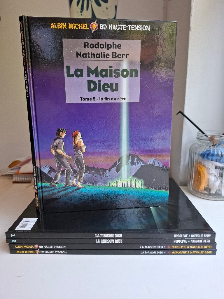 LA MAISON DIEU TOMES 1 à 5 SERIE COMPLETE RODOLPHE TOUS EO!, Livres, Série complète ou Série, Enlèvement ou Envoi, Comme neuf