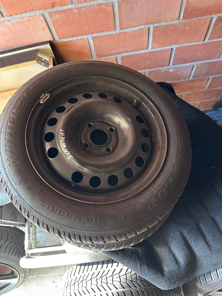 Velgenset 4x100 Opel Meriva 2009, Auto-onderdelen, Ophalen, Band(en)
