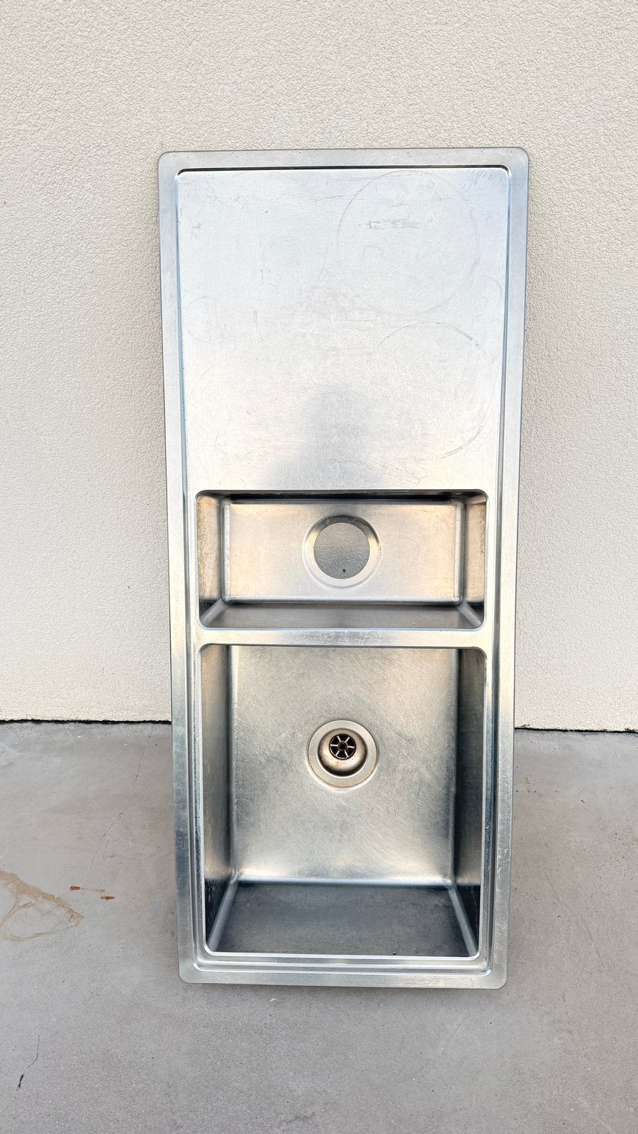 À vendre évier Inox 1 bac et 1/2 bac  IKEA, Maison & Meubles, Enlèvement, Utilisé