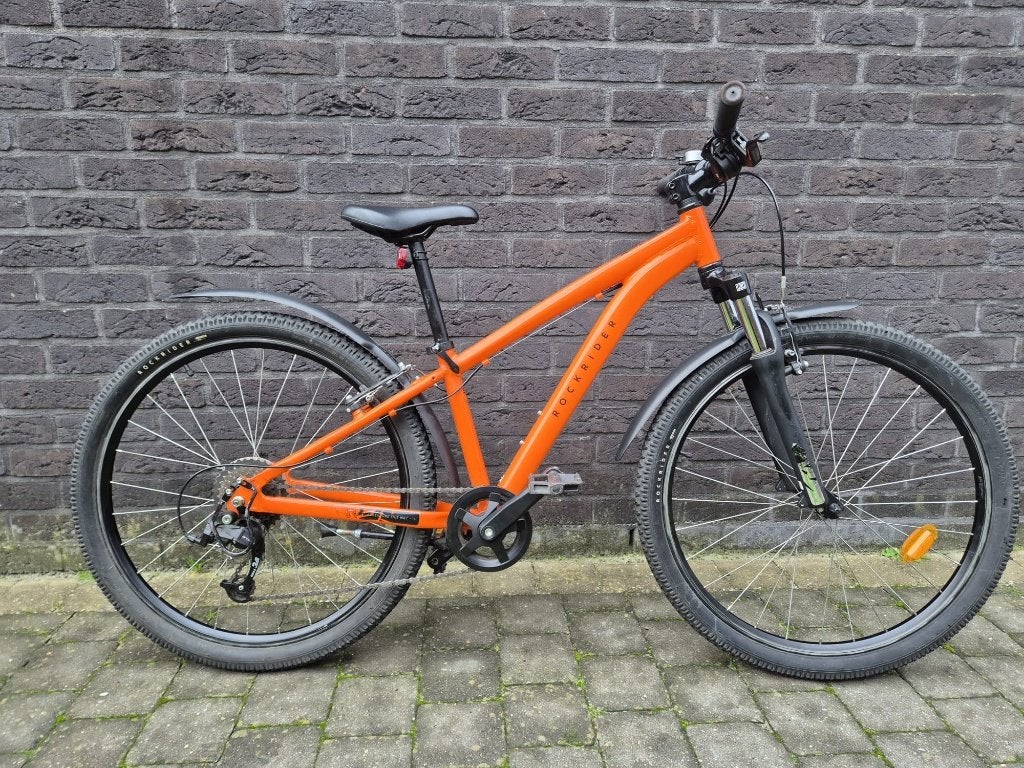 MTB rockrider ST500, Fietsen en Brommers, Gebruikt, Velgrem, Versnellingen, Rockrider (Decathlon)