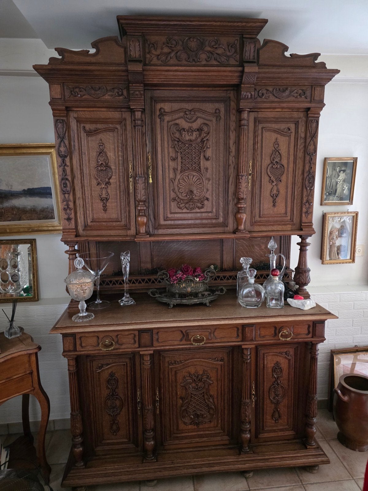 Antieke kast, Ophalen