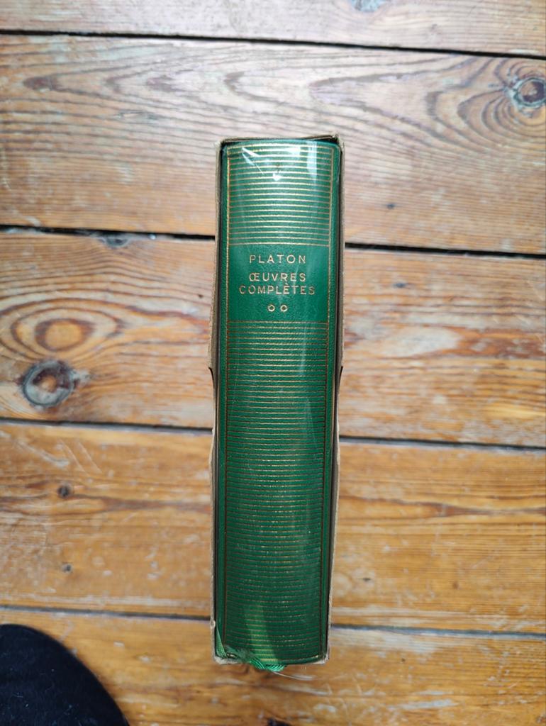 La Pléiade - Platon - œuvres complètes 2, Livres, Enlèvement ou Envoi
