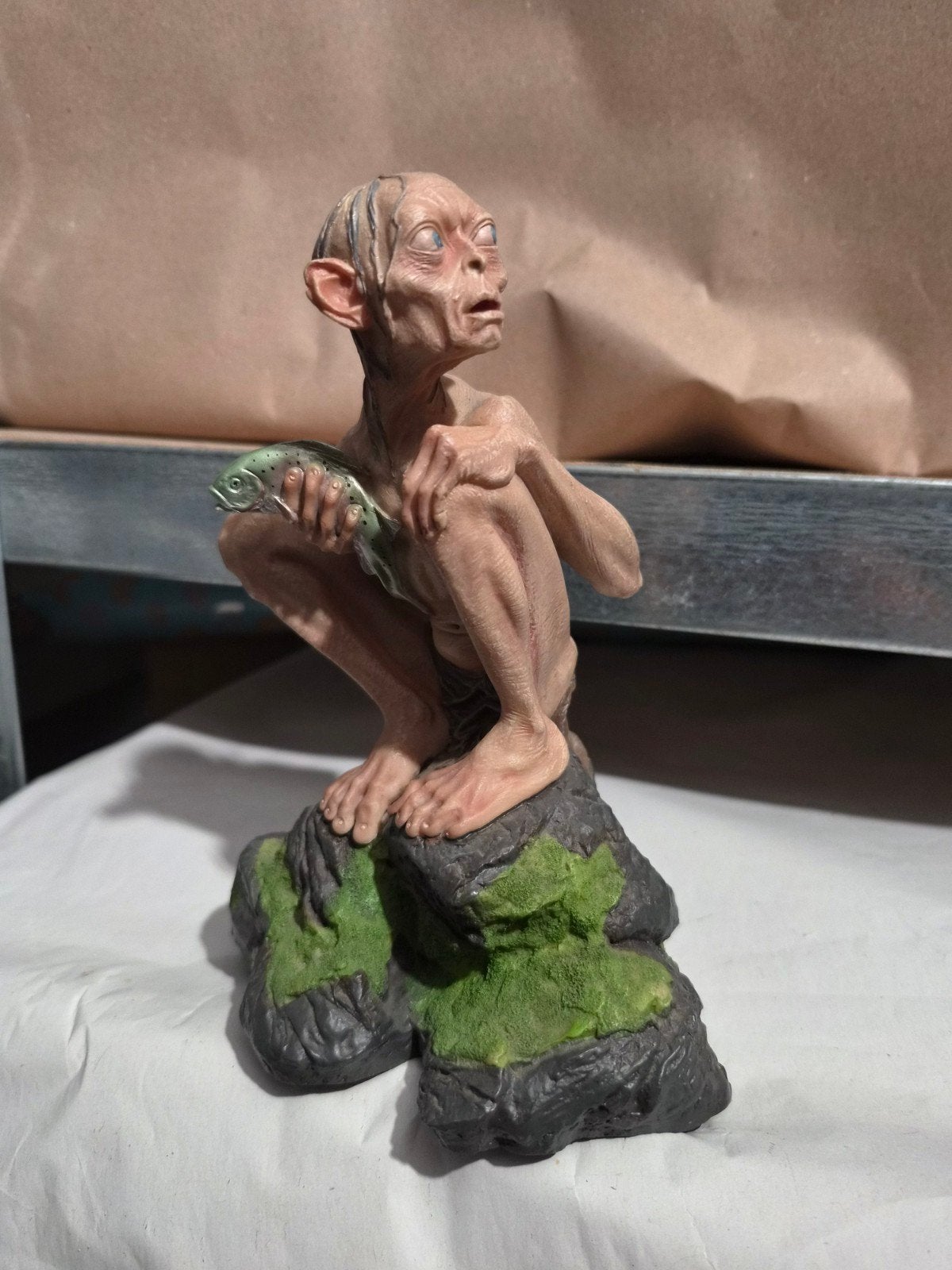 Gollum grand figurine officiel, Collections, Enlèvement ou Envoi, Comme neuf, Figurine