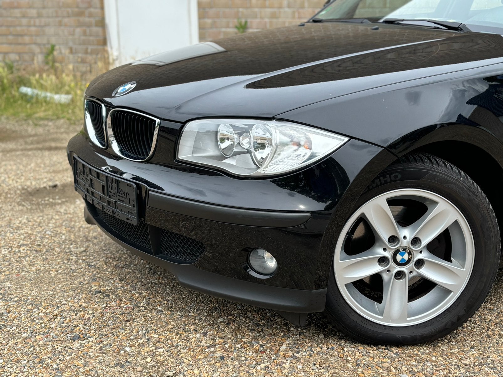 BMW 1 Serie, Auto's, Zwart, 4 cilinders, Zwart, 1200 kg