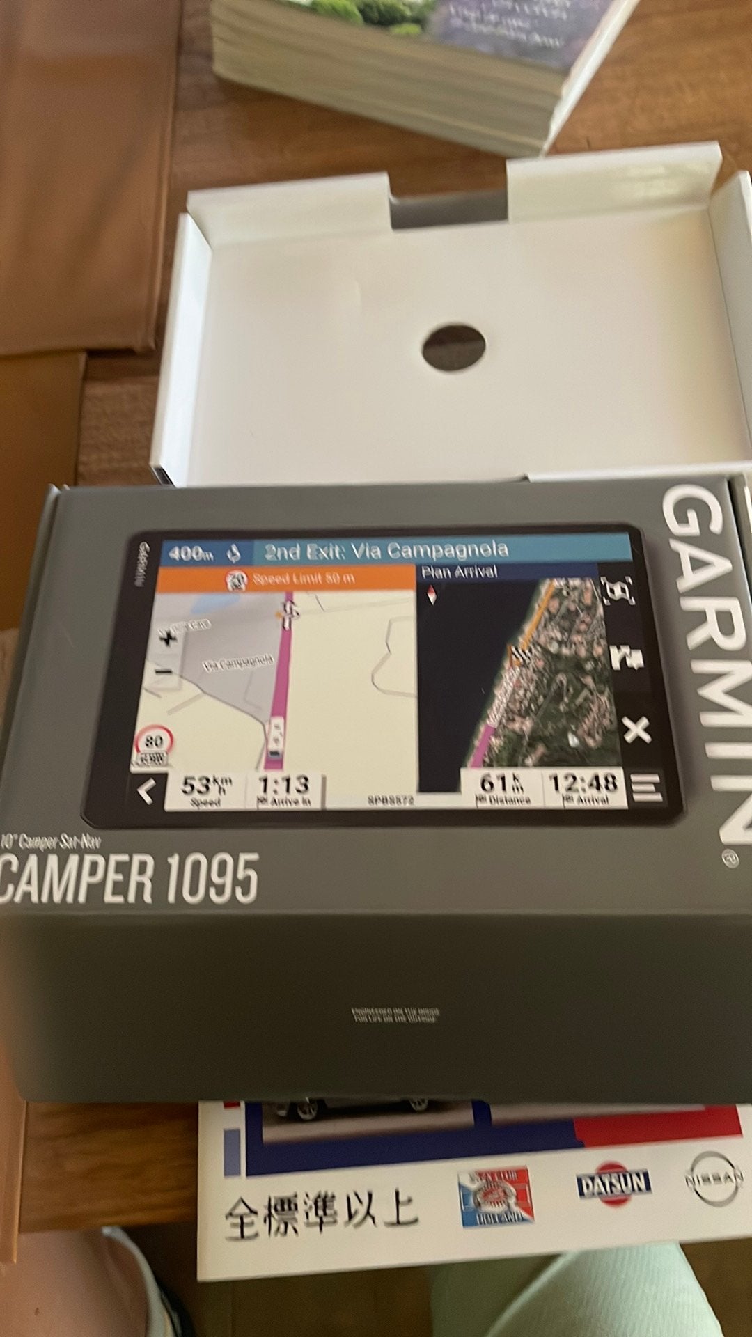 Garmin camper navigatie 1095, Ophalen, Zo goed als nieuw