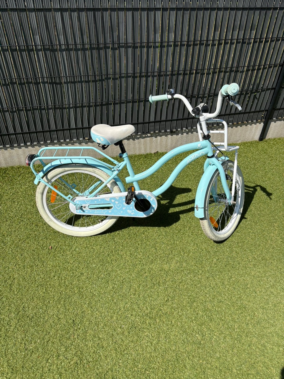 Kinderfiets, Fietsen en Brommers, Fietsen | Cruisers en Lowriders, Ophalen, Gebruikt, Terugtraprem, Dames