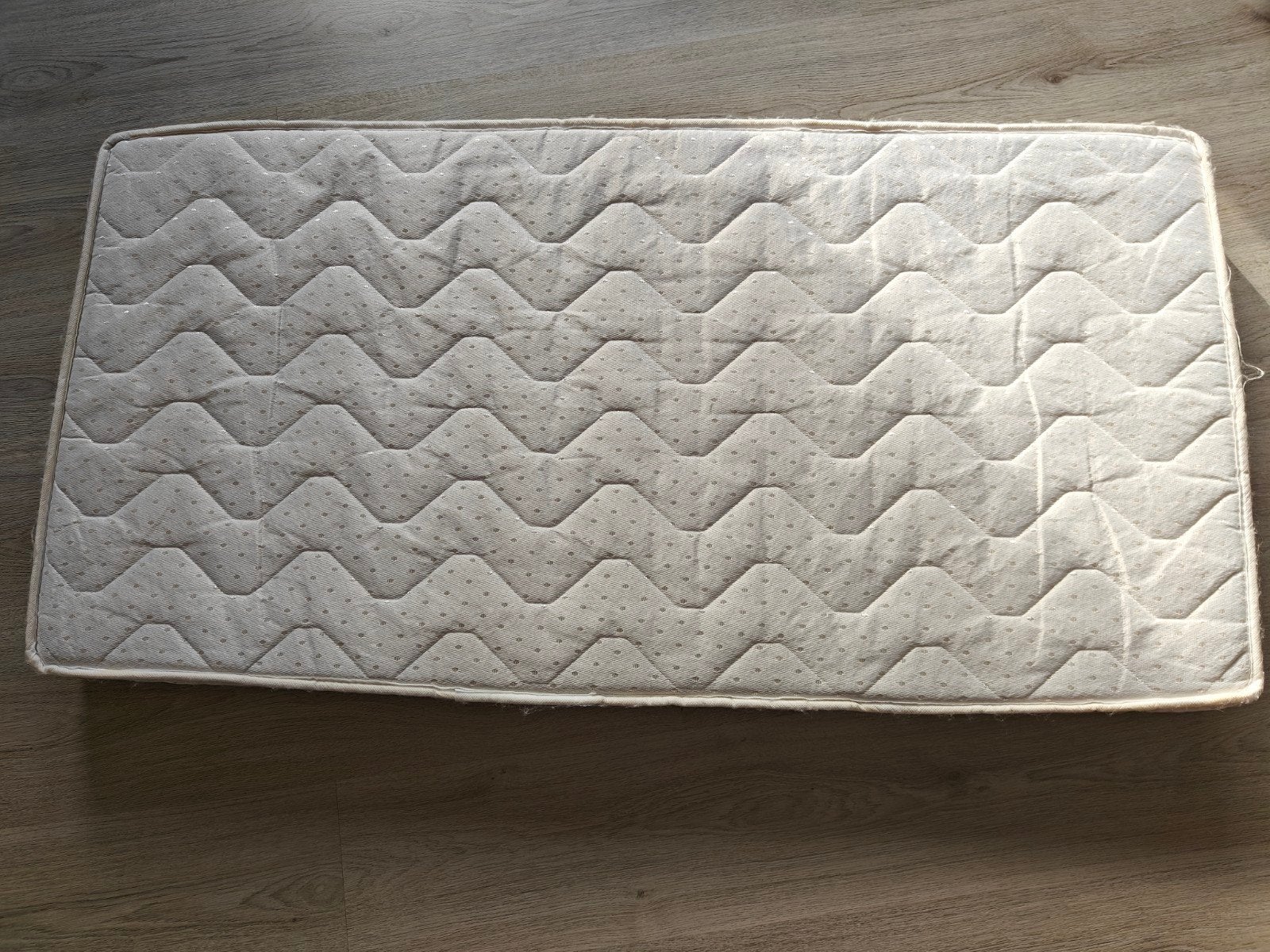 matras kinderbed, Gebruikt, Ophalen of Verzenden, Minder dan 140 cm, Matras