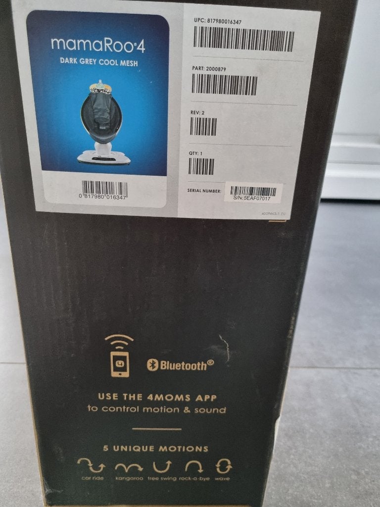 Schommelstoel MamaRoo4 + comfort inleg (merk 4Moms), Kinderen en Baby's, Ophalen, Zo goed als nieuw