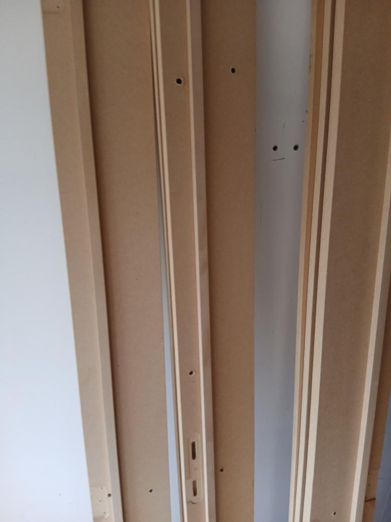 6 mdf deuromlijstingen, 5 volhouten. Met omlijstingen, Doe-het-zelf en Bouw, Ophalen