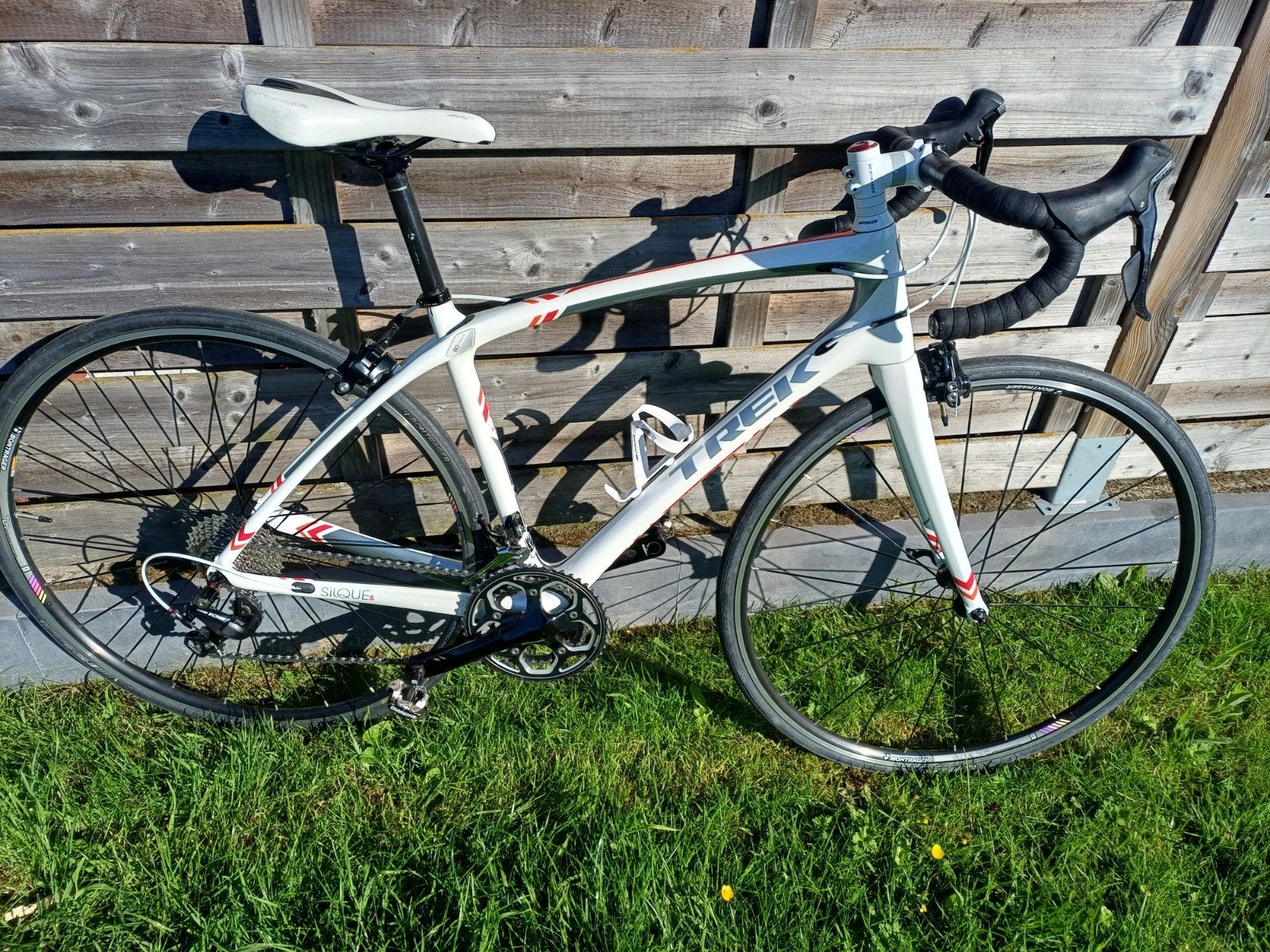 Trek Silque racefiets, Fietsen en Brommers, 28 inch, Velgrem, 49 tot 53 cm, Zo goed als nieuw