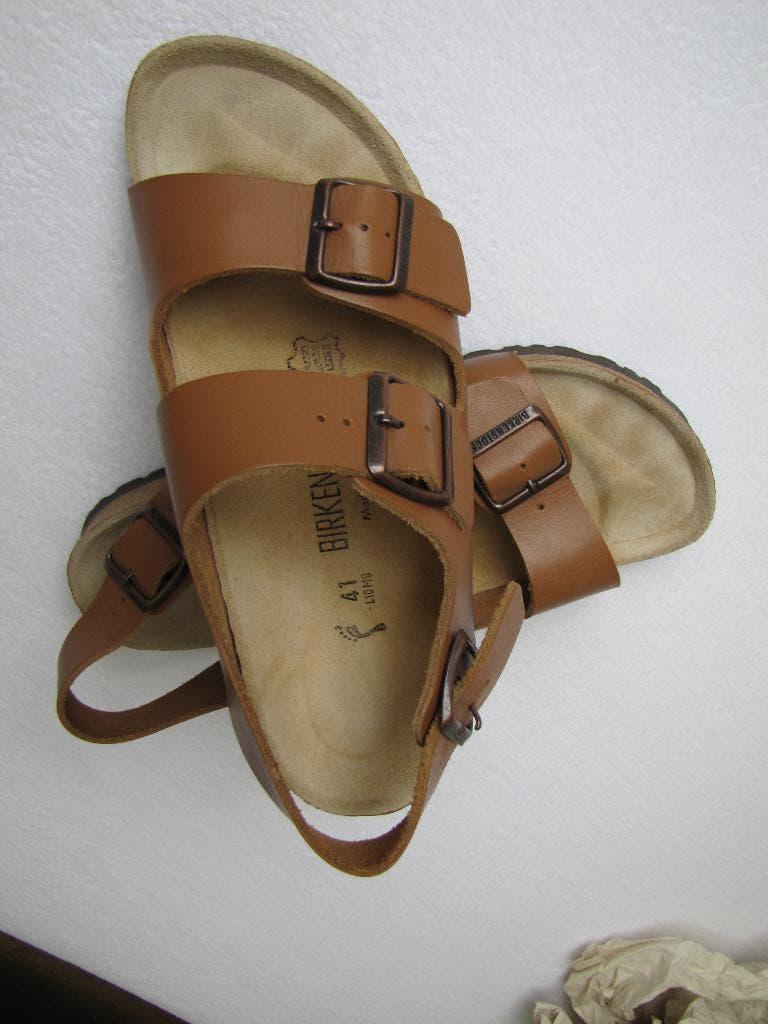 Birkenstock sandalen bruin m41, Kleding | Dames, Schoenen, Ophalen of Verzenden, Zo goed als nieuw, Bruin
