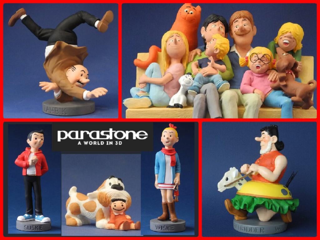 Figurines Suske & Wiske Jerom Sidonia Parastone, Enlèvement ou Envoi, Bob et Bobette, Neuf, Statue ou Figurine