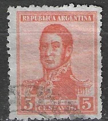 Argentinie 1922 - Yvert 265 - Jose de San Martín (ST), Verzenden, Gestempeld, Zuid-Amerika