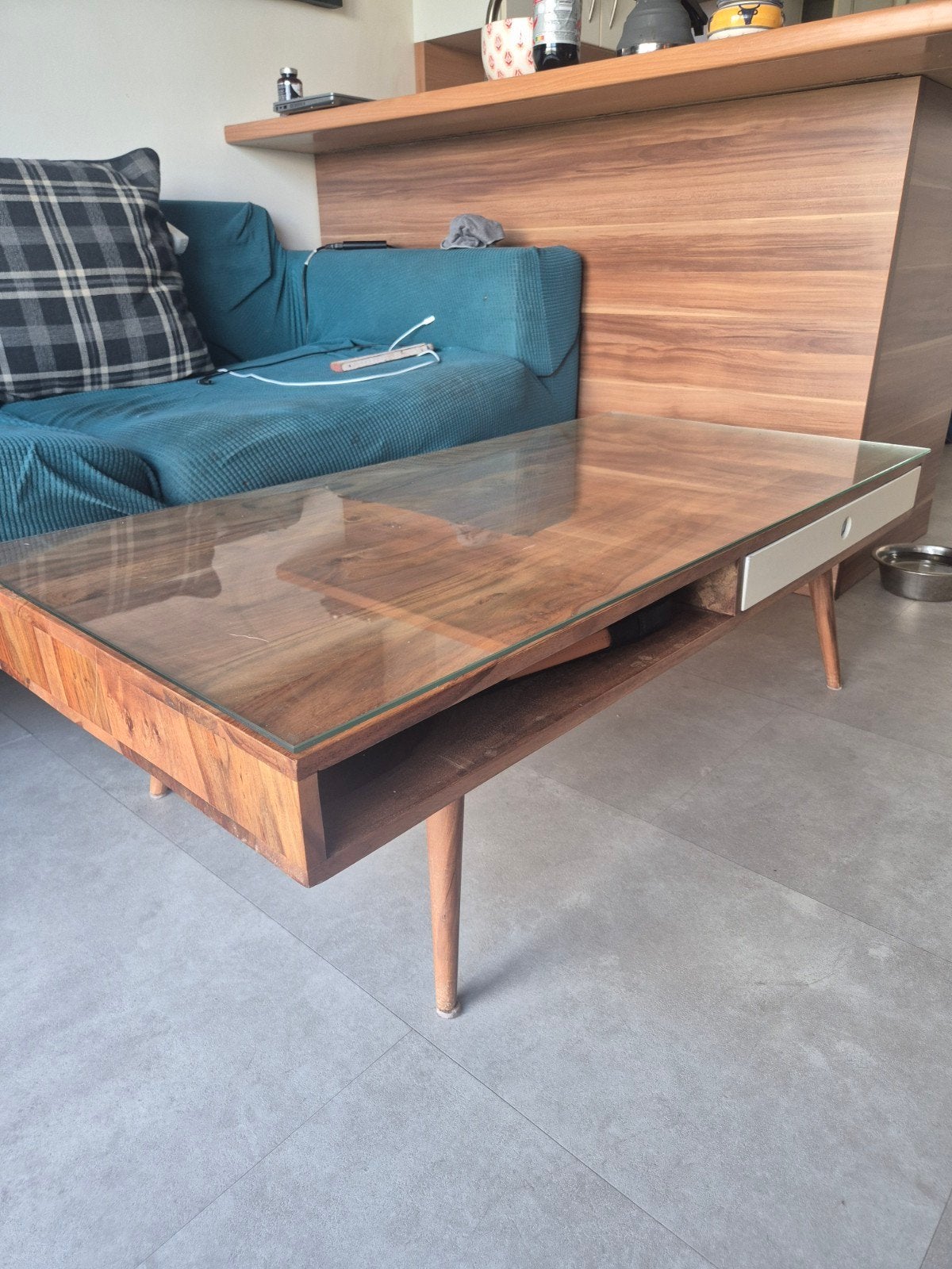 Salontafel, Maison & Meubles, 100 à 150 cm, Utilisé, 50 à 100 cm, Rectangulaire