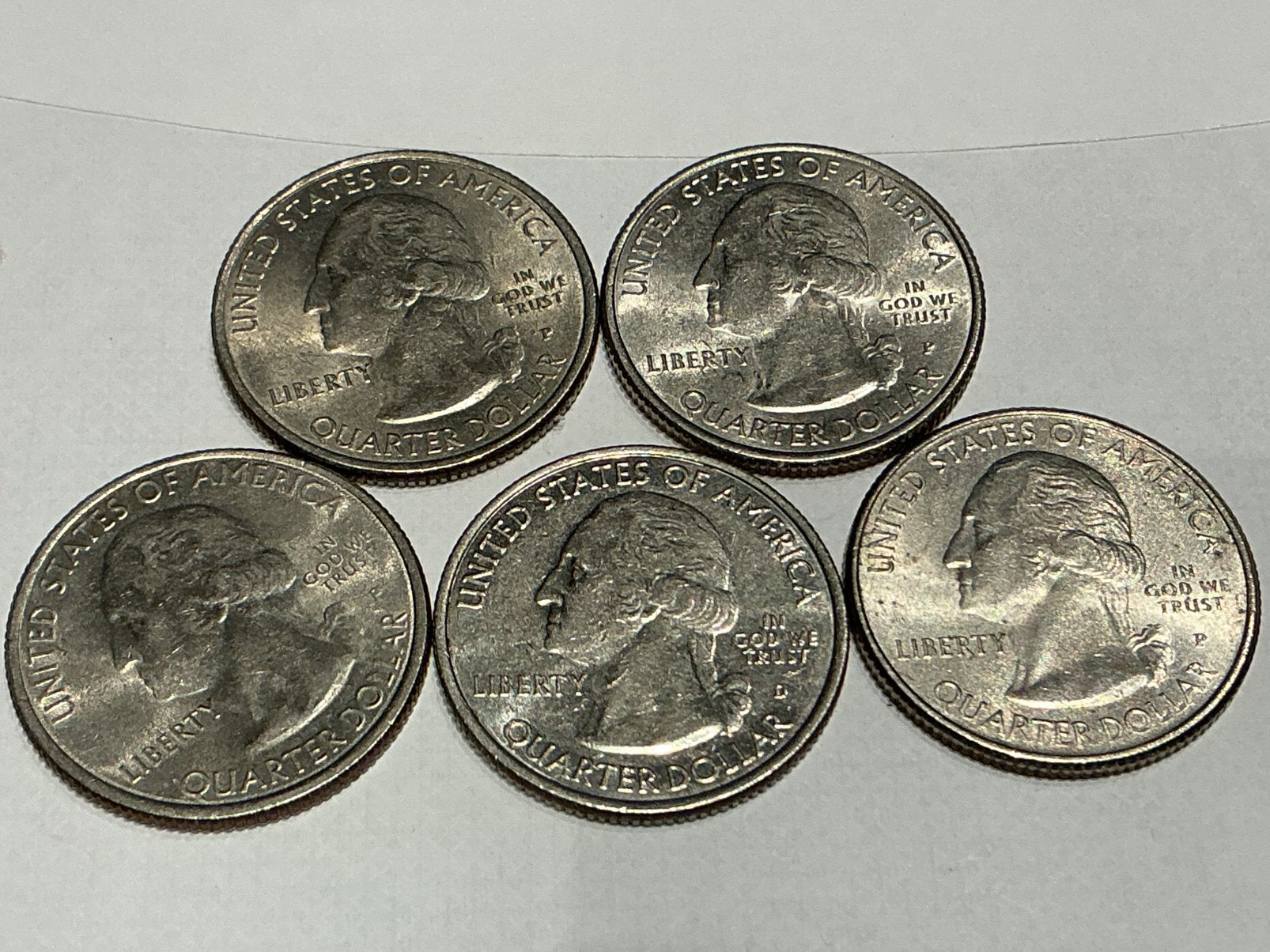 Usa 5 x Quarter dollar lot 16, Postzegels en Munten, Ophalen of Verzenden